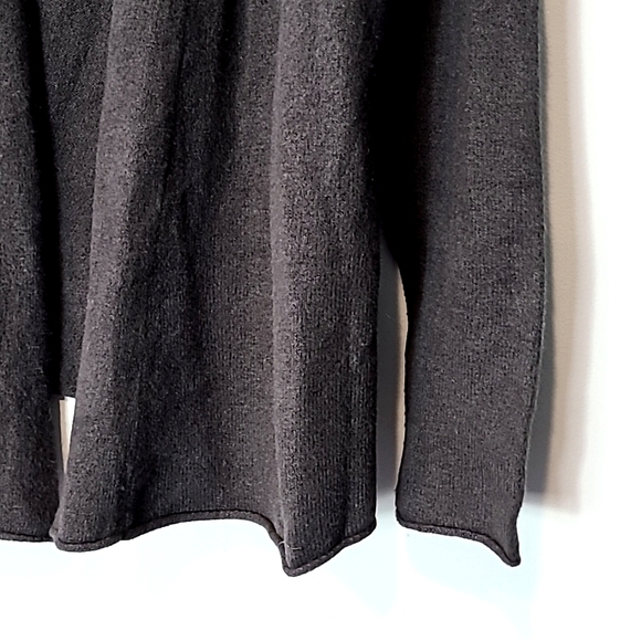 Loft Cozy Cardigan Gray Size Large Comfy Sweater Minimalist Office Fall Lounge - Picture 3 of 6